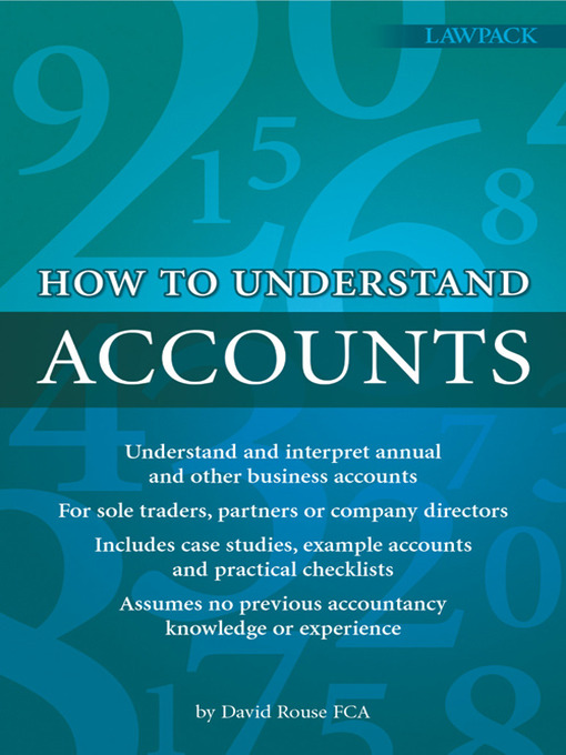 Title details for How to Understand Accounts by David Rouse - Available